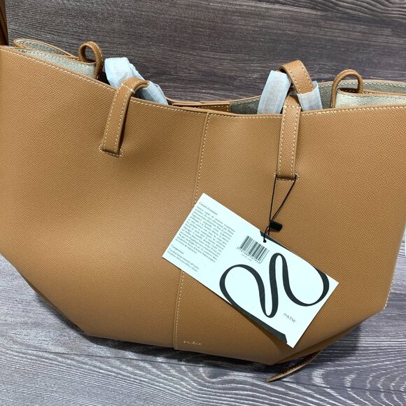 Polaine bag leather brown shoulder pouch - Picture 2 of 4